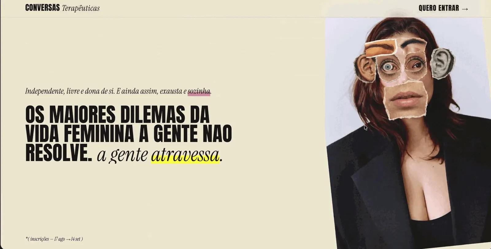 Conversas Terapêuticas – Editorial Sales Landing