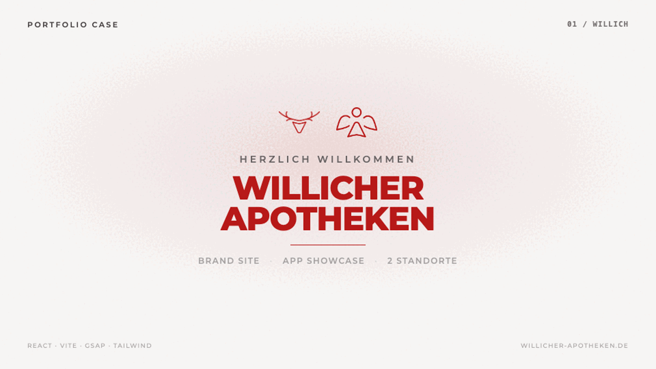 Willicher Apotheken – Pharmacy Brand Site & App